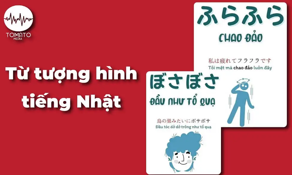 Tổng hợp từ tượng thanh tiếng Nhật, các từ tượng hình tiếng Nhật phổ biến